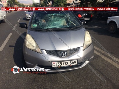 Երևանում ՀՀ ՊՆ N զորամասի 25-ամյա ծառայողը Honda-ով վրաերթի է ենթարկել հետիոտնին. վերջինը և վարորդի ուղևորներից 2 անչափահասներ տեղափոխվել են հիվանդանոց. ՖՈՏՈՌԵՊՈՐՏԱԺ