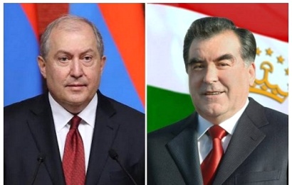 Նախագահ Արմեն Սարգսյանը շնորհավորական ուղերձ է հղել Էմոմալի Ռահմոնին՝ Տաջիկստանի Անկախության օրվա առթիվ