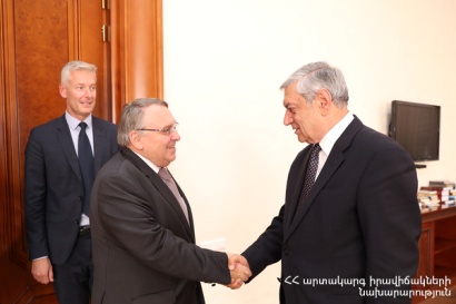 Ֆելիքս Ցոլակյանն ընդունել է «General Electric Aviation» ընկերության պատվիրակությանը. ՖՈՏՈՌԵՊՈՐՏԱԺ