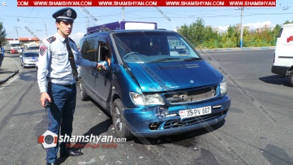Ավտովթար Երևանում. բախվել են Mercedes-ն ու Peugeot-ն. կա վիրավոր. ժամանել է ՃՈ գումարտակի դասակի հրամանատարը. ՖՈՏՈՌԵՊՈՐՏԱԺ, ՏԵՍԱՆՅՈՒԹ