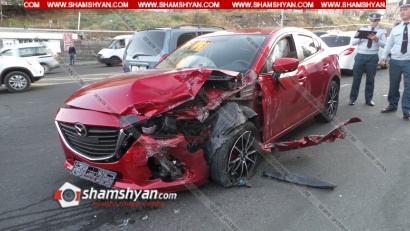 Խոշոր ավտովթար Երևանում․ բախվել են՝ Mazda-ն, Opel-ը և Lada-ն. կա 5 վիրավոր․ դեպքի վայր է ժամանել Երևանի ՃՈ պետի տեղակալը․ ՖՈՏՈՌԵՊՈՐՏԱԺ, ՏԵՍԱՆՅՈՒԹ