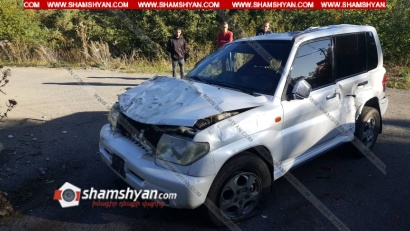 Խոշոր ավտովթար Կոտայքի մարզում. 22-ամյա վարորդը Mitsubishi-ով Ծաղկաձորի սկզբնամասում բախվել է բետոնե էլեկտրասյանը, տապալել այն և կողաշրջվել. կա վիրավոր. ՖՈՏՈՌԵՊՈՐՏԱԺ