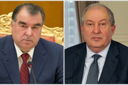 Նախագահ Արմեն Սարգսյանը շնորհավորական ուղերձ է հղել Տաջիկստանի Հանրապետության նախագահ Էմոմալի Ռահմոնին