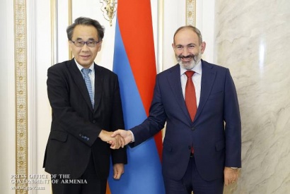 Փաշինյանը և Ճապոնիայի վարչապետի հատուկ խորհրդականը քննարկել են ենթակառուցվածքների զարգացման ծրագրերը