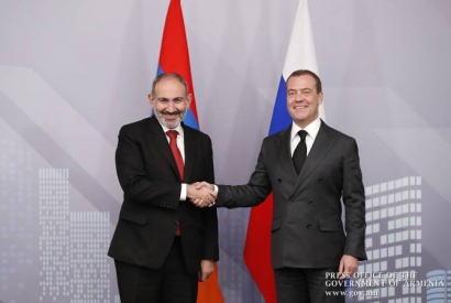 Փաշինյանը և Մեդվեդևը քննարկել են ձեռք բերված պայմանավորվածությունների իրականացման ընթացքը