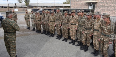 2-րդ զորամիավորումում անցկացվել է պարապմունք անվտանգության կանոնների պահպանման վերաբերյալ