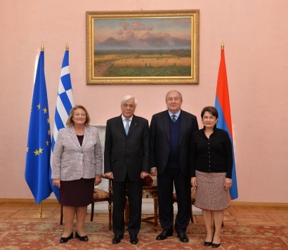 «Մեր հոգին միշտ կմնա այստեղ՝ Հայաստանում». Հանրապետության նախագահի նստավայրում տեղի է ունեցել Հունաստանի նախագահ Պրոկոպիոս Պավլոպուլոսի հրաժեշտի պաշտոնական արարողությունը