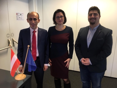 Արտակ Բեգլարյանը հանդիպումներ է ունեցել Ավստրիայի խորհրդարանի պատգամավորի և Վիեննայի օմբուդսմենի հետ