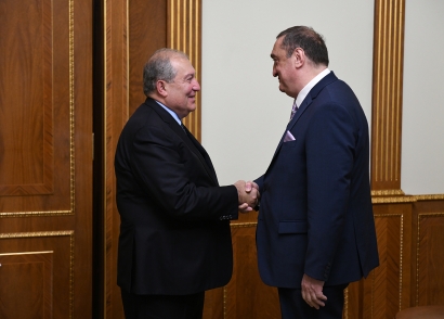 Ժամանակն է, որ Հայաստանն ու Վրաստանը համատեղ նախագծեր իրականացնեն. նախագահ Արմեն Սարգսյանն ընդունել է Վրաստանի Համագործակցության հիմնադրամի նախագահին