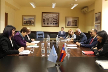 Արսեն Թորոսյանը հանդիպել է ՄԱԿ-ի մանկական հիմնադրամի ներկայացուցչի հետ