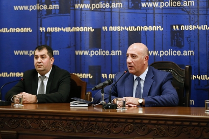 Արման Սարգսյանը ներքին անվտանգության վարչության անձնակազմին է ներկայացրել ստորաբաժանման նորանշանակ պետ Արա Մկրտչյանին. ՖՈՏՈՌԵՊՈՐՏԱԺ