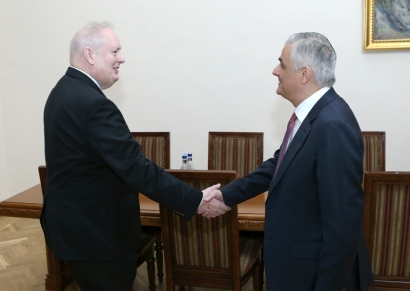 Փոխվարչապետ Մհեր Գրիգորյանն ընդունել է Միացյալ Թագավորության գործերի ժամանակավոր հավատարմատարին