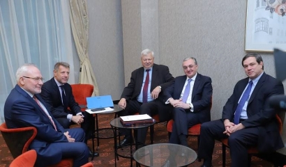 ԱԳ նախարար Մնացականյանը հանդիպել է ԵԱՀԿ Մինսկի խմբի համանախագահների հետ