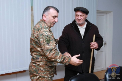 Արցախի ՊՆ,ՊԲ հրամանատար Կարեն Աբրահամյանի մոտ կայացել է կադրային ընդունելություն