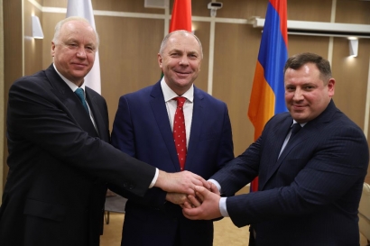 Տեղի է ունեցել Հայաստանի, Բելառուսի և Ռուսաստանի քննչական կոմիտեների նախագահների աշխատանքային հանդիպումը. ՖՈՏՈՌԵՊՈՐՏԱԺ