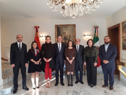 Մեքսիկական Միացյալ Նահանգների Պատգամավորների պալատի նախագահն այցելել է ՀՀ դեսպանություն