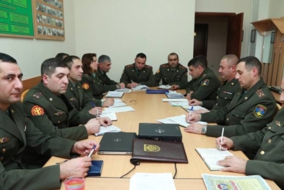 ՀՀ ԶՈՒ ՌՔԿ պաշտպանության զորքերում քննարկվել են նախորդ տարի իրականացված աշխատանքները