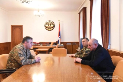 Բակո Սահակյանն ընդունել է ՀՀ ԶՈՒ ԳՇ պետին