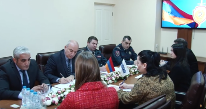 Ոստիկանության շտաբի պետն ընդունեց ԵԱՀԿ ԺՀՄԻԳ խորհրդատուներին. ՏԵՍԱՆՅՈՒԹ