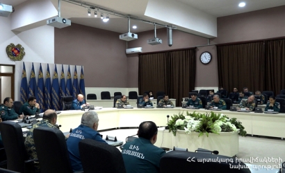 Խորհրդակցություն Փրկարար ծառայությունում. ՀՀ մարզերում կծավալվեն ժամանակավոր հենակետեր. ՏԵՍԱՆՅՈՒԹ