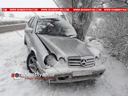 Ավտովթար Կոտայքի մարզում. 45-ամյա վարորդը Mercedes-ով բախվել է ծառին. կա վիրավոր. ՖՈՏՈՌԵՊՈՐՏԱԺ