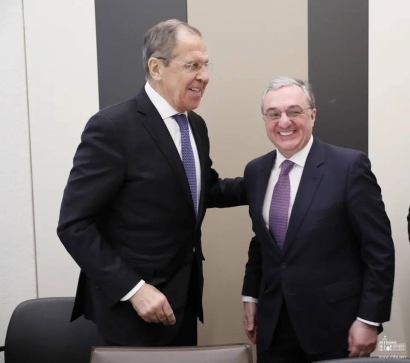 ԱԳ նախարար Զոհրաբ Մնացականյանը հանդիպում է ունեցել ՌԴ ԱԳ նախարար Սերգեյ Լավրովի հետ. անդրադարձ է կատարվել ԼՂ խաղաղ գործընթացին