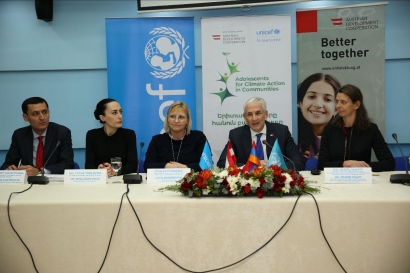 ՅՈՒՆԻՍԵՖ-ն ու Ավստրիական զարգացման գործակալությունը միավորվում են՝ կլիմայի փոփոխման մեղմման ուղղությամբ գործողություններ իրականացնելու համար