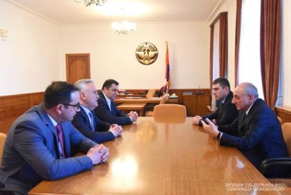 Բակո Սահակյանն ընդունել է ՀՀ ԿԲ նախագահին