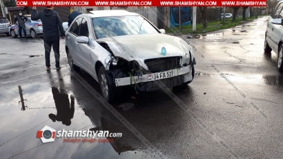 Ավտովթար Երևանում. բախվել են Mercedes-ն ու Opel-ը. կան վիրավորներ. ՖՈՏՈՌԵՊՈՐՏԱԺ, ՏԵՍԱՆՅՈՒԹ