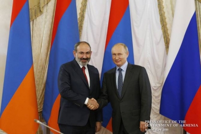 ՀՀ վարչապետը Վլադիմիր Պուտինի հետ քննարկել է Հայաստանին բնական գազի մատակարարման հետ կապված հարցեր