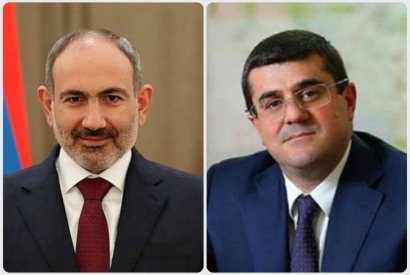 Փաշինյանը հյուրընկալել է Արցախի նորընտիր նախագահ Արայիկ Հարությունյանին