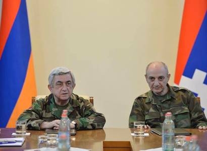 Սերժ Սարգսյանը շնորհավորել է Արցախի նախագահին եռատոնի առթիվ