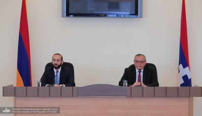 Արցախի Հանրապետության Ազգային ժողովում ընդունել են ՀՀ ԱԺ նախագահ Արարատ Միրզոյանի գլխավորած պատվիրակությանը. ՖՈՏՈՌԵՊՈՐՏԱԺ