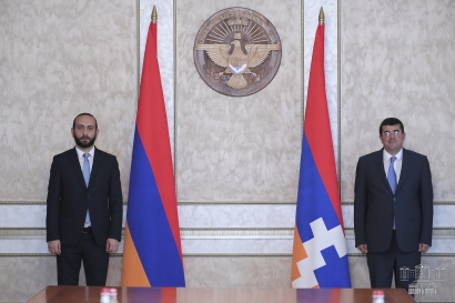 ՀՀ ԱԺ նախագահը հանդիպել է Արցախի նորընտիր նախագահ Արայիկ Հարությունյանի հետ