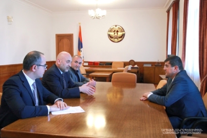 Արցախի նախագահն ընդունել է ՀԲԸՄ պատվիրակությանը