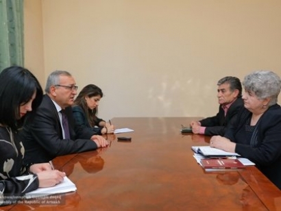 Արցախի ԱԺ նախագահն ընդունել է ազատամարտիկների երկու միությունների նախագահներին