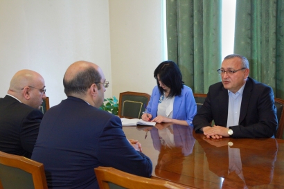Արցախի ԱԺ նախագահն ընդունել է «Ազգային օրակարգ» կուսակցության խորհրդի նախագահին և գործադիր մարմնի քարտուղարին