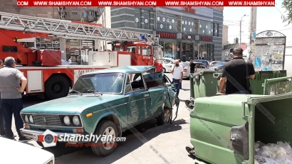 Ավտովթար Երևանում. բախվել են Iveko ավտոաշտարակն ու Վազ 2106-ը. ՖՈՏՈՌԵՊՈՐՏԱԺ, ՏԵՍԱՆՅՈՒԹ
