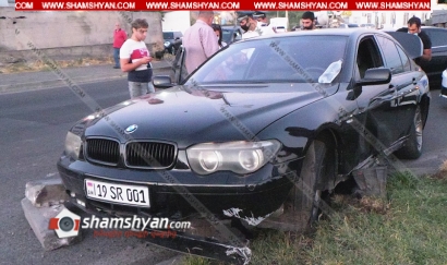 Երևանում 49-ամյա վարորդը BMW-ով Սարի Թաղի «կալցևոյում» բախվել է կանաչապատ գոտու եզրաքարերին. կա վիրավոր. ՖՈՏՈՌԵՊՈՐՏԱԺ, ՏԵՍԱՆՅՈՒԹ