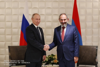Վարչապետ Նիկոլ Փաշինյանը շնորհավորական ուղերձ է հղել Ռուսաստանի Դաշնության նախագահ Վլադիմիր Պուտինին