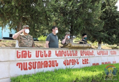 ՊԲ կենտրոնական ենթակայությամբ գործող զորամասերից մեկում տեղի է ունեցել նորակոչիկների ընդունման հանդիսավոր հավաք. ՖՈՏՈՌԵՊՈՐՏԱԺ