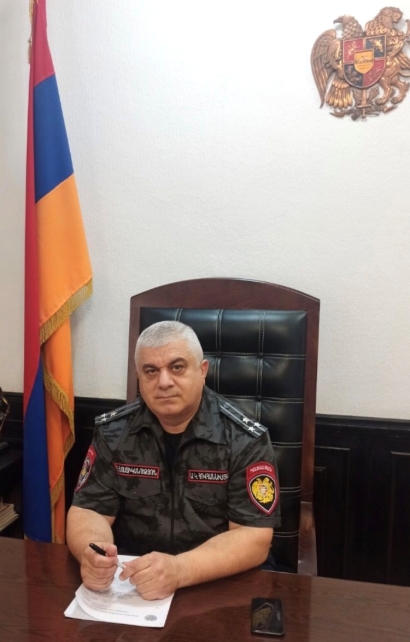 Ոստիկանության գնդապետ Արամ Հովհաննիսյանը հանրապետության նախագահի հրամանագրով նշանակվել է Հայաստանի ոստիկանության պետի առաջին տեղակալ
