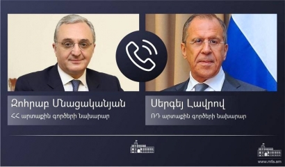 ՀՀ ԱԳ նախարարը ՌԴ ԱԳ նախարարի հետ քննարկել է հայ-ադրբեջանական սահմանային լարված իրավիճակը