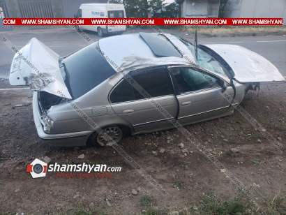 Ավտովթար Սյունիքի մարզում․ 21-ամյա վարորդը BMW-ով բախվել է բետոնե սյանը. կա վիրավոր․ ՖՈՏՈՌԵՊՈՐՏԱԺ