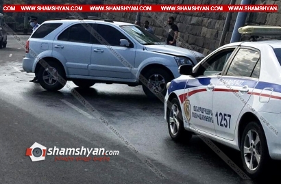 Ավտովթար Երևանում. Աթենքի փողոցում բախվել են Kia-ն ու Toyota-ն. կա վիրավոր. ՖՈՏՈՌԵՊՈՐՏԱԺ