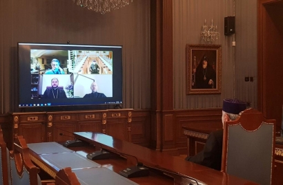 Ամենայն Հայոց Կաթողիկոսը հեռակապով խոսել է Հյուսիսային Ամերիկայի հայոց թեմերի առաջնորդների հետ