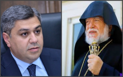 Արթուր Վանեցյանը զրուցել է Մեծի Տանն Կիլիկիո կաթողիկոս Արամ Առաջինի հետ. նա իր զորակցությունն է հայտնել Բեյրութի և ողջ Լիբանանի հայությանը