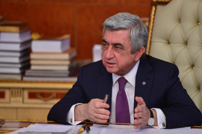 Չեմ պնդել, որ մեր բանակը ետ վերցնի հակառակորդի գրաված 400 հա տարածքը, որովհետև առավելությունը տվել եմ մեր զինվորների կյանքին. Սերժ Սարգսյան. ՏԵՍԱՆՅՈՒԹ