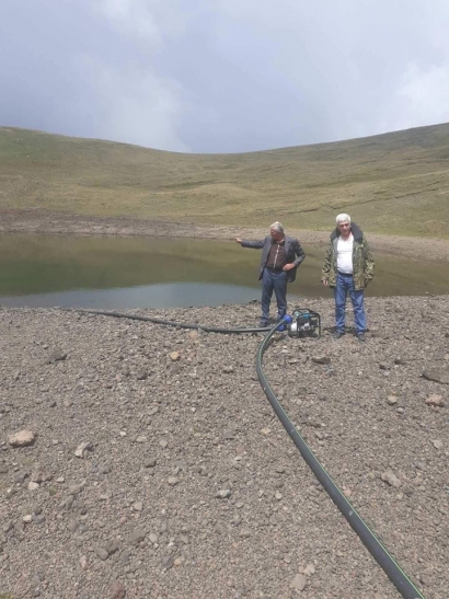 Ապամոնտաժվել է Աժդահակ խառնարանալճում տեղադրված բենզապոմպը