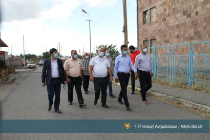 Կոտայքի մարզպետի պաշտոնակատարը մի շարք համայնքներում հետևել է մանապարտեզների և համայնքային ենթակառուցվածքների շին. աշխատանքներին. ՖՈՏՈՌԵՊՈՐՏԱԺ